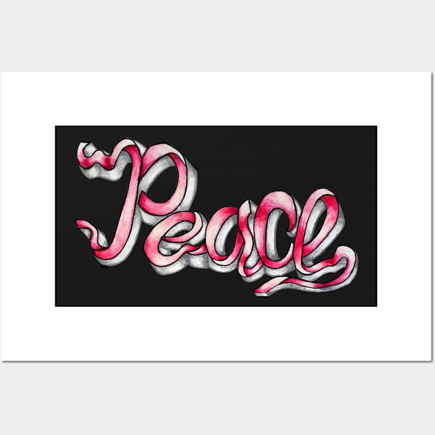 PEACE Wall Art by KatareyDesigns